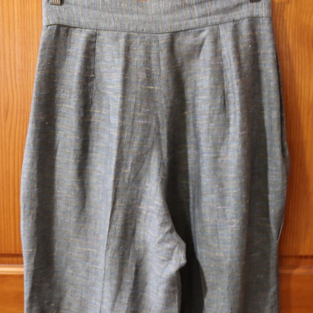 Alice Berry Vintage High Wasted Wide Leg Subtle Rainbow Corporate Goth Pants 28 - Picture 6 of 13